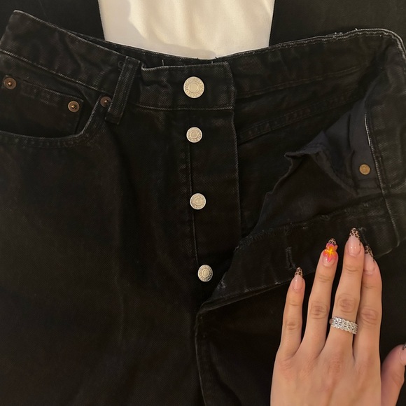 ZARA high waisted straight leg jeans - Picture 2 of 5